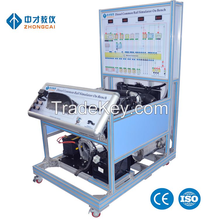 Automotive education equipment diesel commen rail simulator on bench