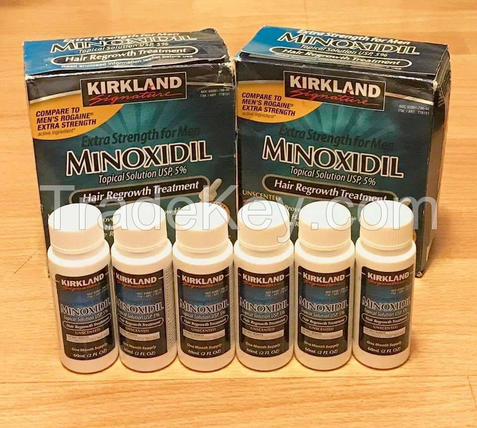 Kirkland Signature Minoxidil 5 Percentage Extra Strength Hair Loss Regrowth Treatment Men