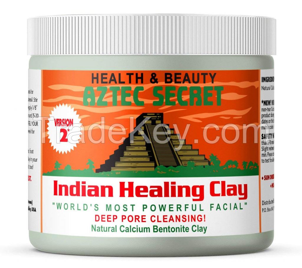 Aztec Secret - Healing Clay 1 lb. (454 grams) - Deep Pore Cleansing Facial & Body Mask