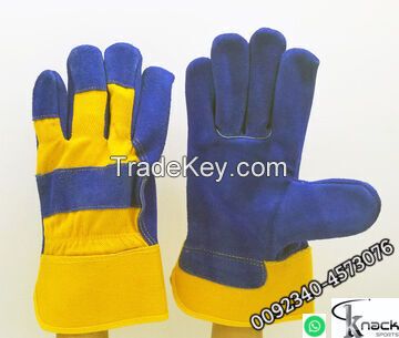 Wapda Bass Ball Mechanic Garden Indian Grain Cowhide Wholesaler Gloves