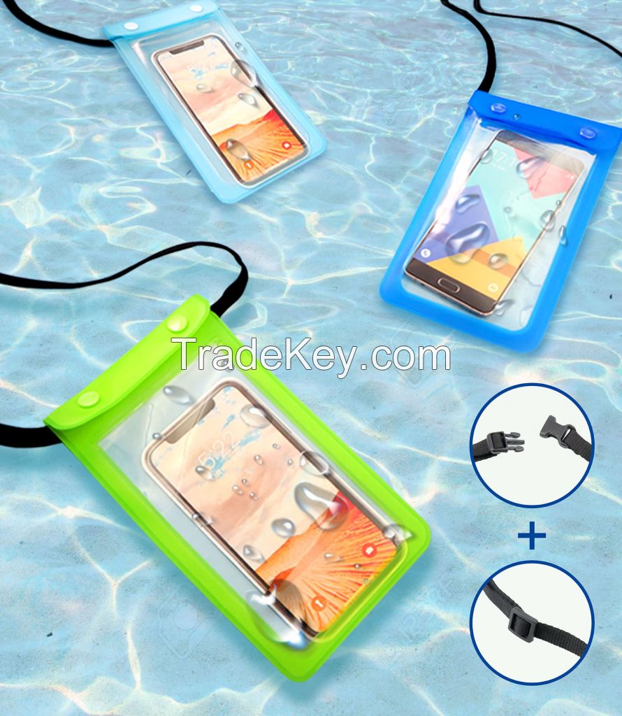 Ipx8 Durable Waterproof Phone Pouch/ Dry Bag (oem Logo Print Available)