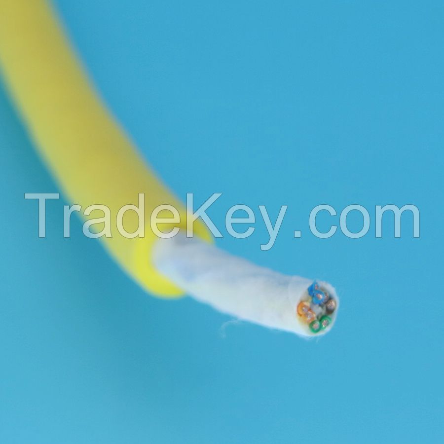 Underwater rov cable neutrally buoyant tether floating cable