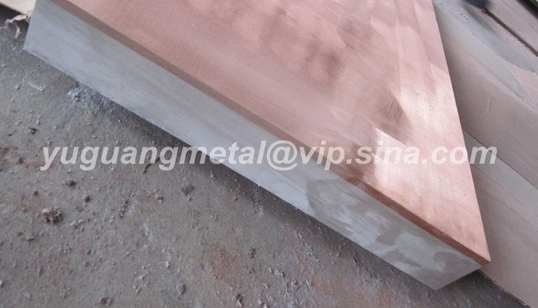 Copper C11000/Aluminum 5083 Clad Plate