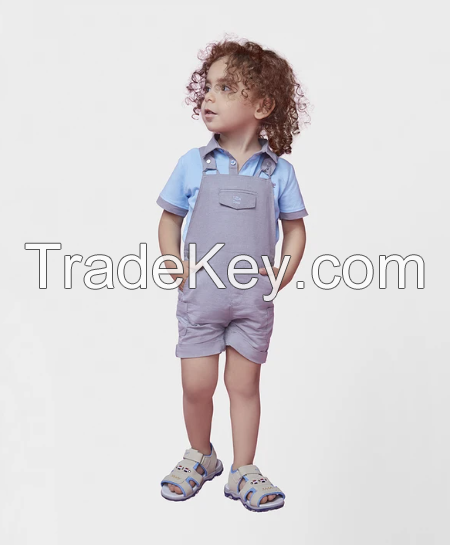 BABY BOYS DUNGAREE WITH POLO T-SHIRT
