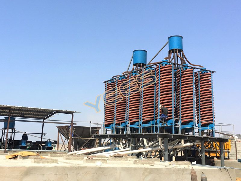Spiral Chute Separator Spiral Concentrator for Mineral Separation