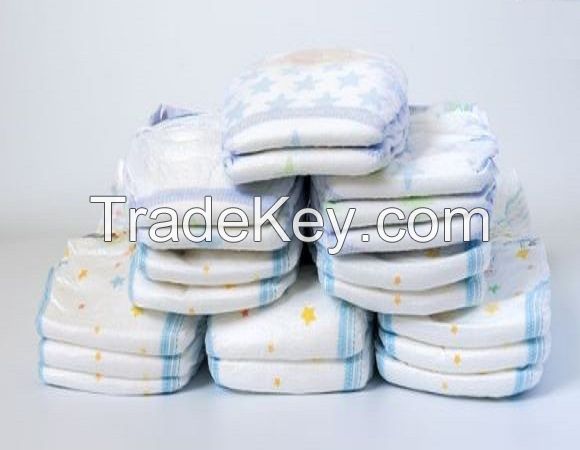 High Quality Spunlace Nonwoven Fabric Disposable Baby Diapers and Nappies