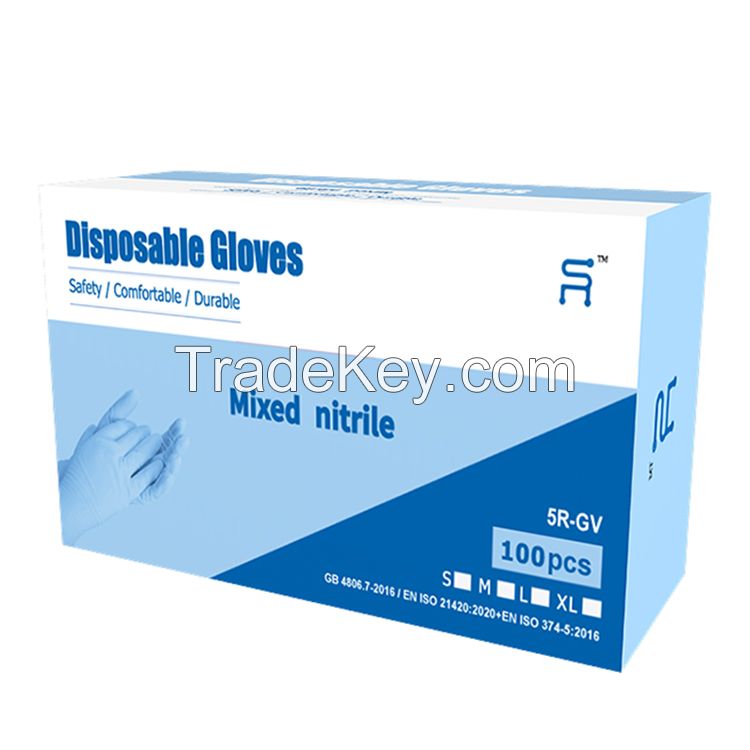 Disposable Nitrile gloves powder free