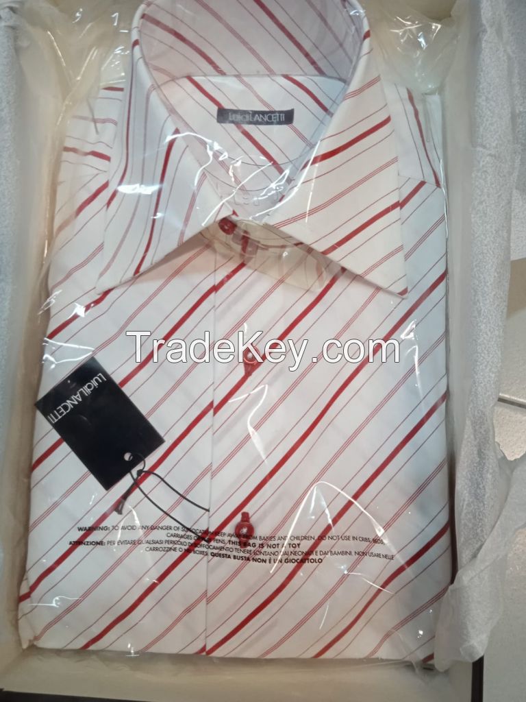Luxury Italian Shirt 100% cotton  85% Discount