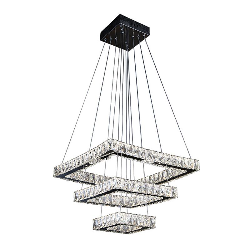 Hot selling LED crystal chandeliers luxury lamp with 2 years warranty