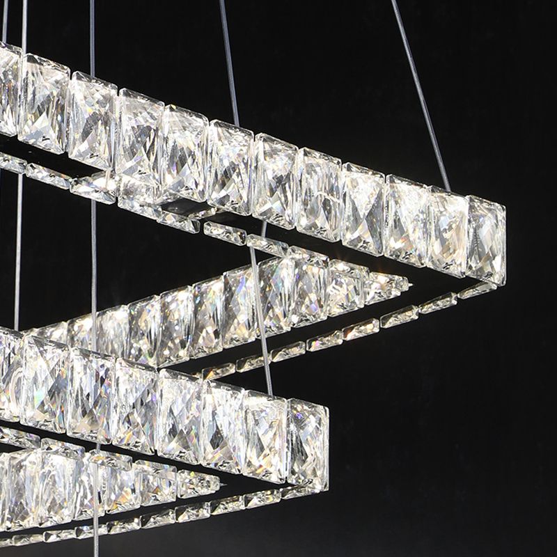 Hot selling LED crystal chandeliers luxury lamp with 2 years warranty