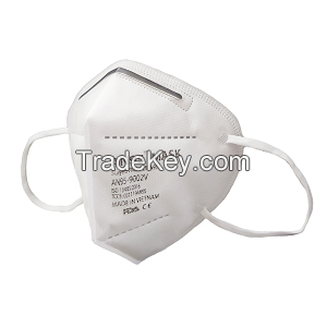 AN95 respirator mask 5 ply (no valve, white) CE Certified Made in Vietnam KN95