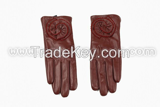 Leather Gloves Fashion Gloves Women Gloves Winter Gloves Shearling Gloves