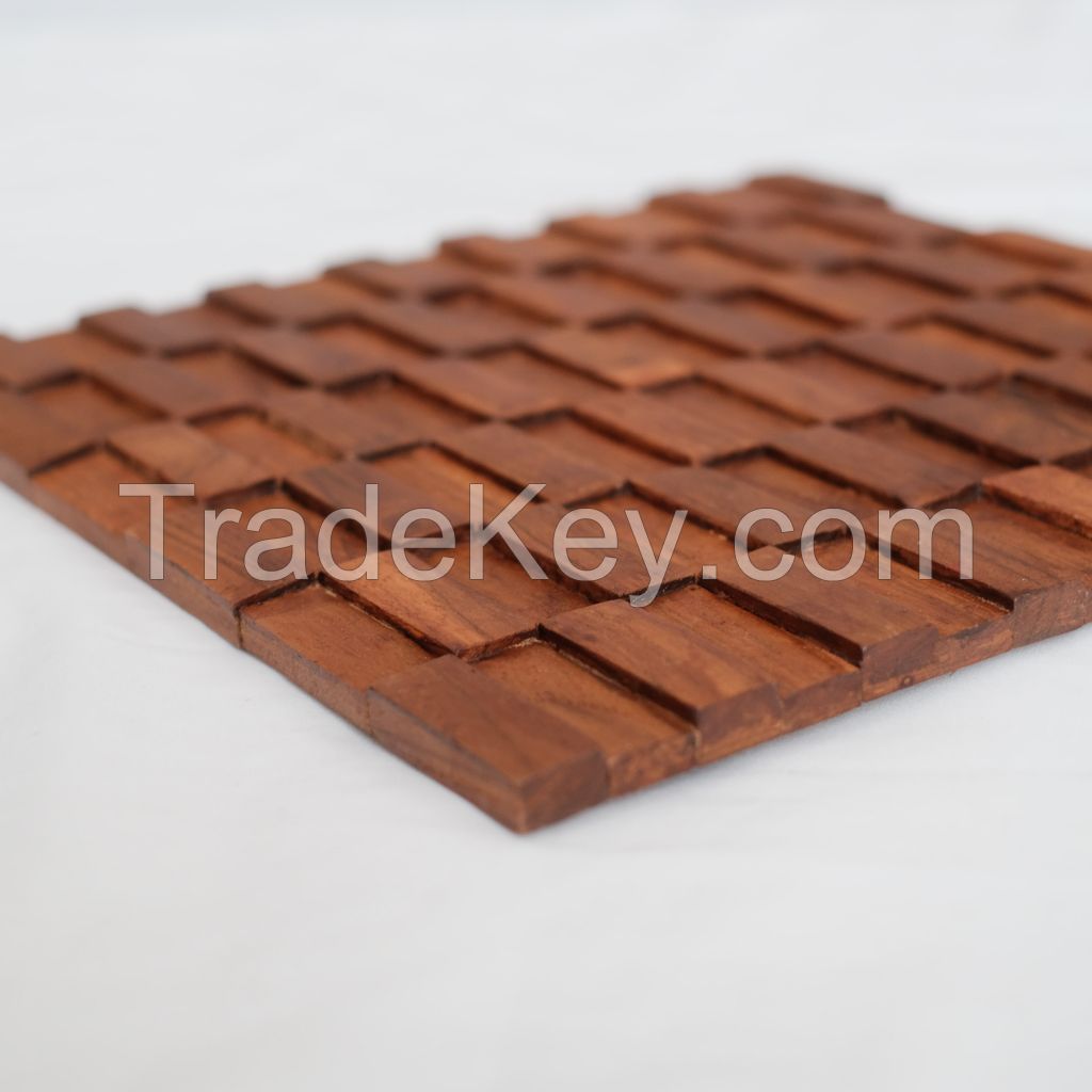 Teak Wooden Mosaic