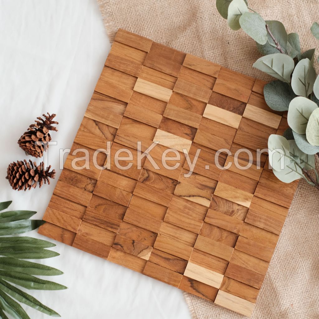 Teak Wooden Mosaic