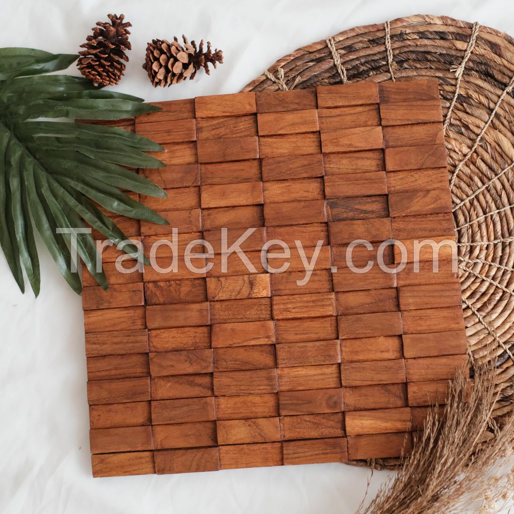 Teak Wooden Mosaic