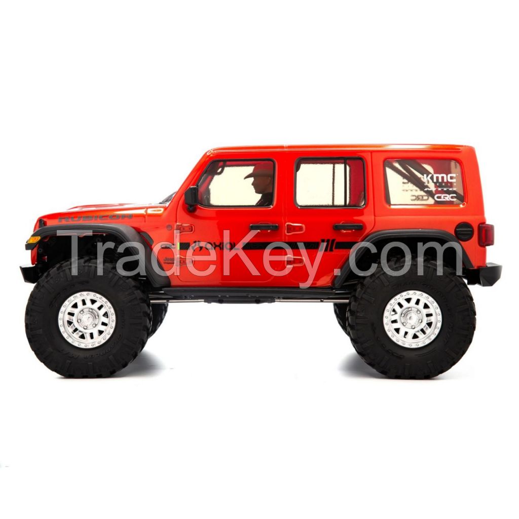 Axial 1/10 SCX10 III Jeep JLU Wrangler with Portals RTR, Orange 