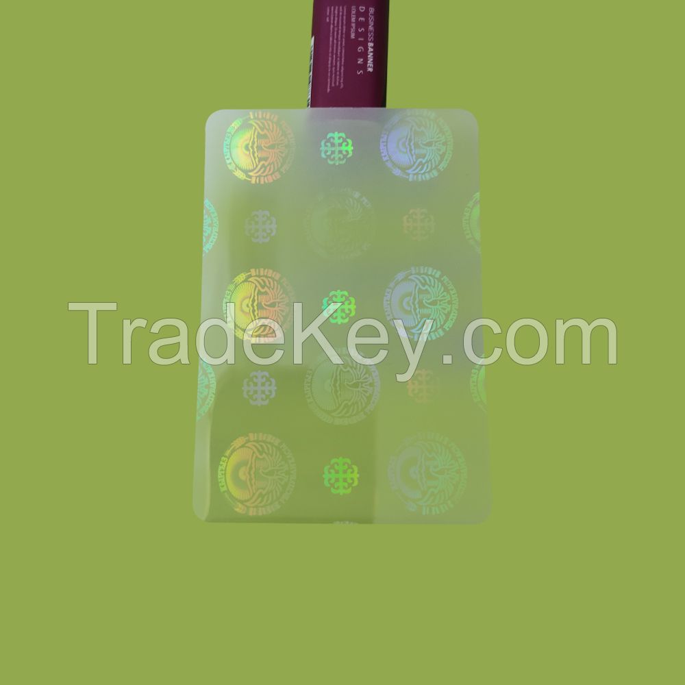 Hologram Driver's License Laminating Skins Laser ID Card Lamination Film Thermal Laminating Pouch