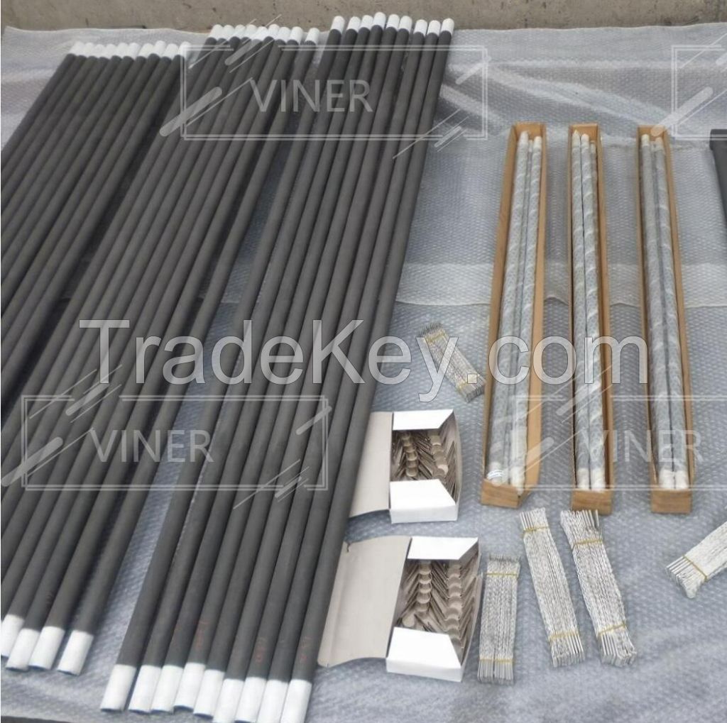 High Temperature Furnace SiC heating elements for Aluminum Industry