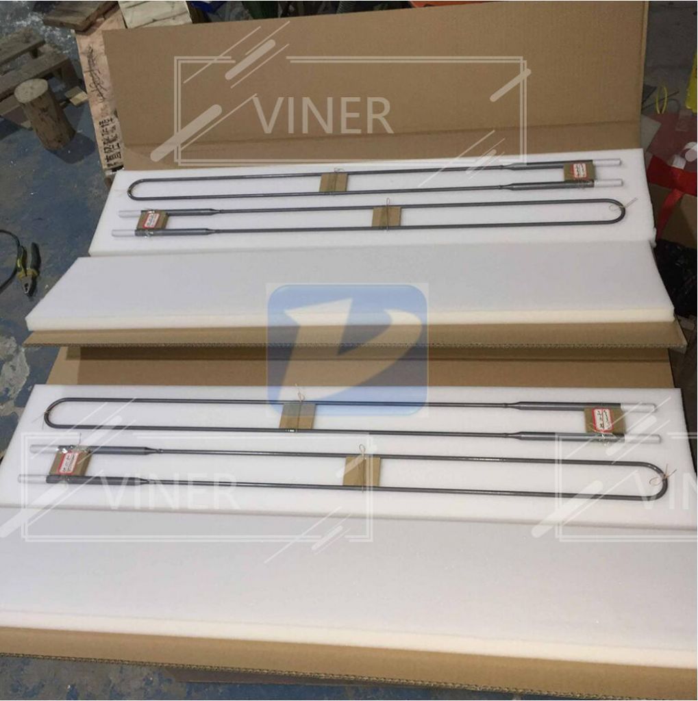 1900C Super U type MoSi2 heating Rod for Furnace Heating 