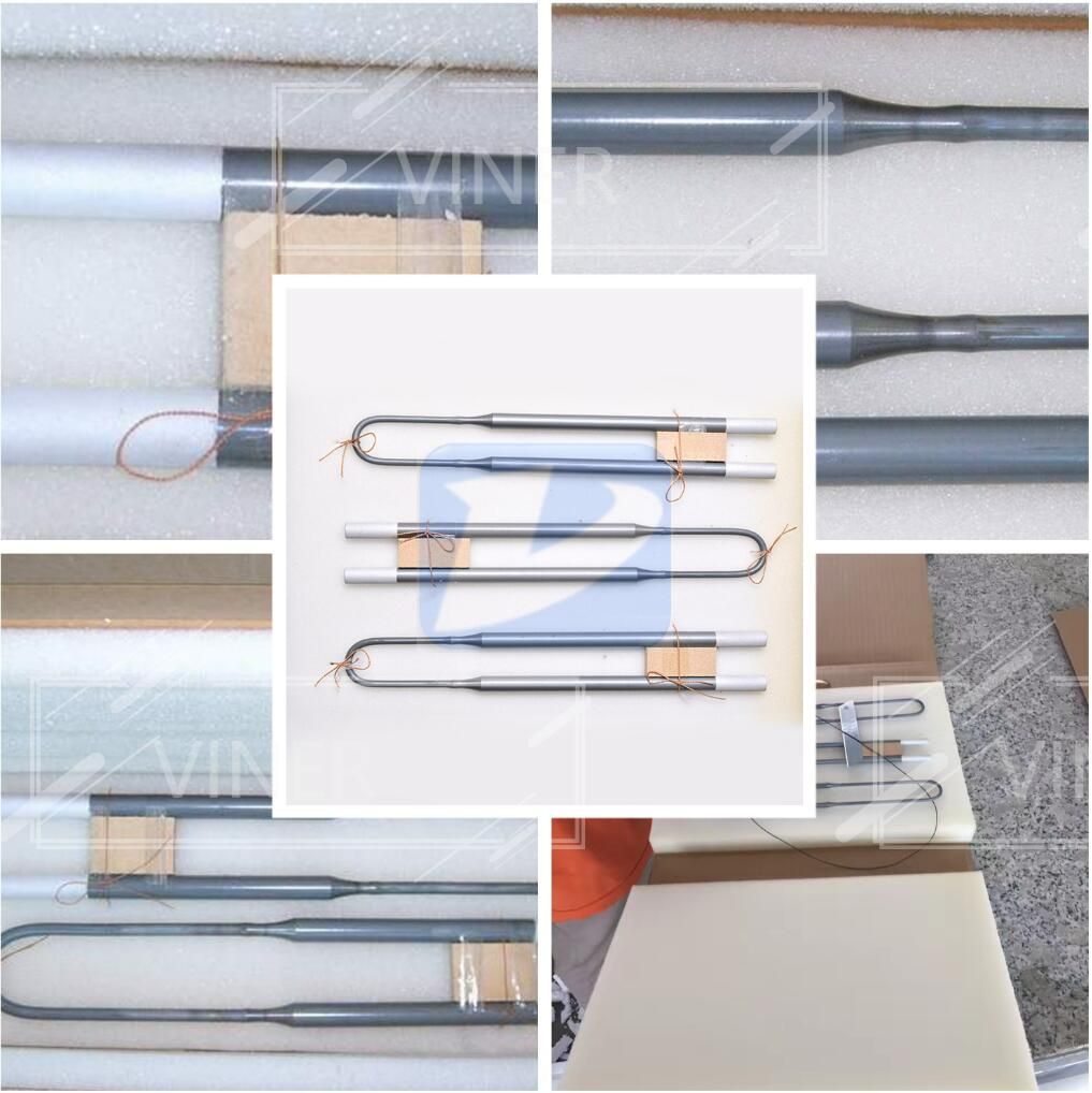U type Molybdenum Disilicide Heating Rods Used for Furnaces/Kilns