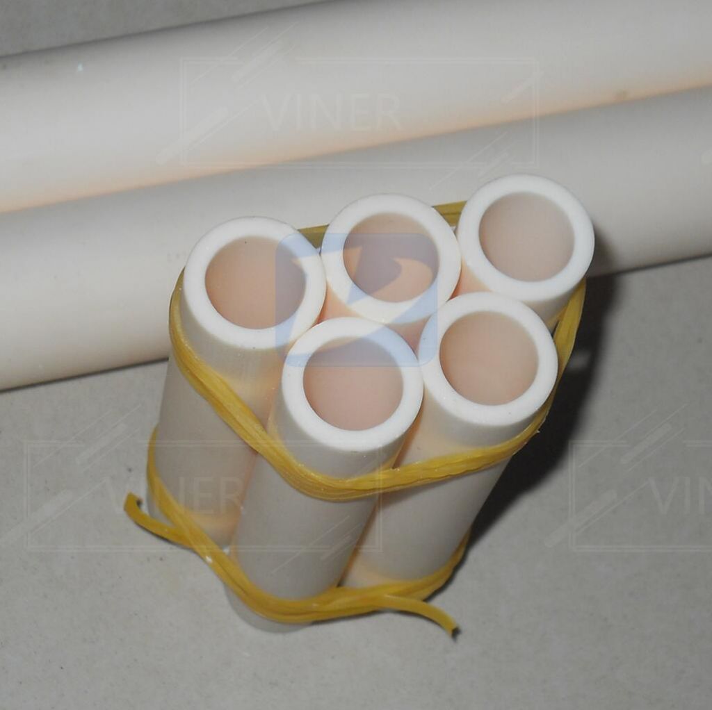 1800C High Purity Electrical Insulators Alumina Porcelain Tube