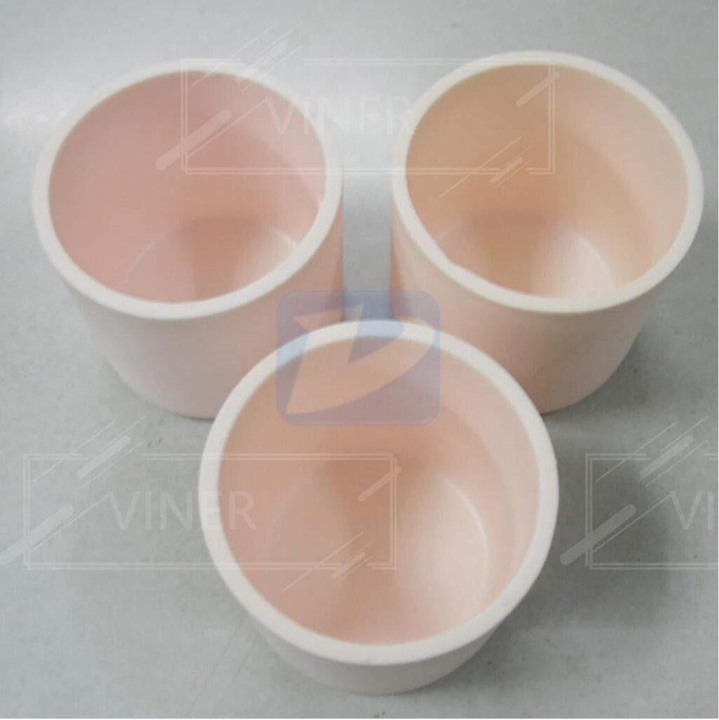 99.7% Ceramic Alumina Tray Crucible with Corrosion Resistance