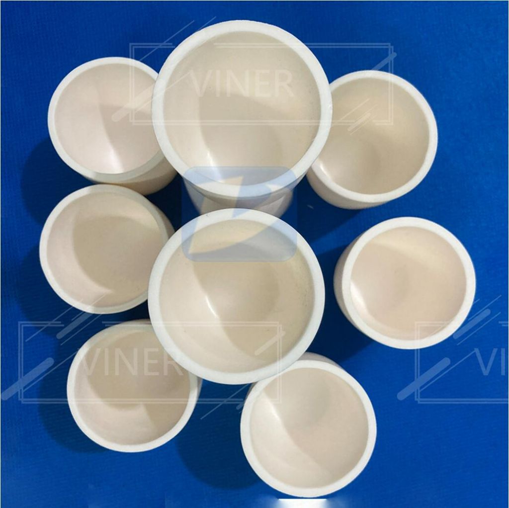 1800 High Purity Al2O3 Ceramic Crucible with Lid