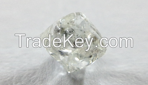 uncut, roughcut, polished diamonds