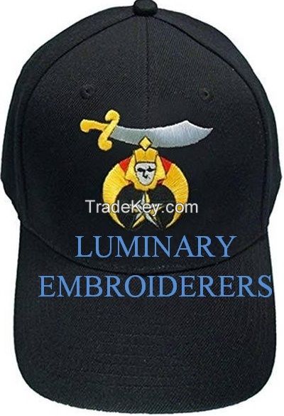 Masonic Caps, Cheap Masonic Caps, Embroidered logo caps, custom logo caps