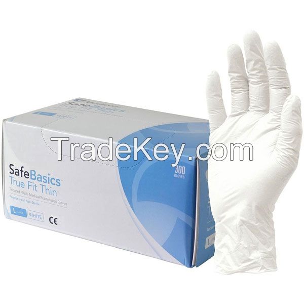 Powder-free latex gloves. Box/300 gloves
