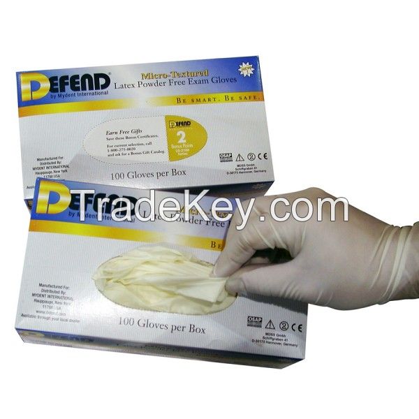 Powder-Free Micro-Textured Latex Gloves