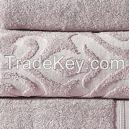 Floral Jacquard Towel 