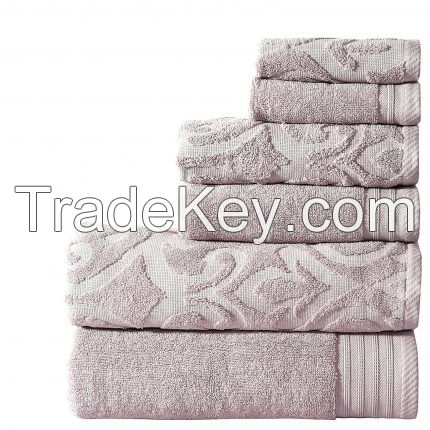 Floral Jacquard Towel 