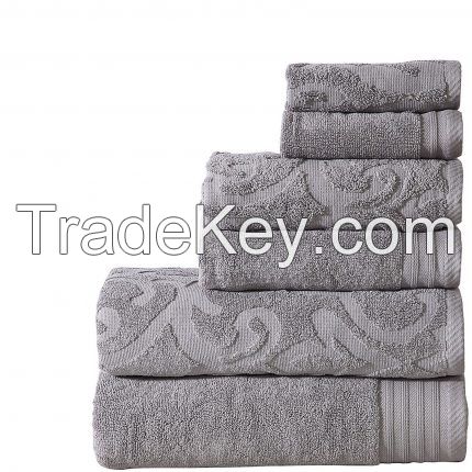 Floral Jacquard Towel 