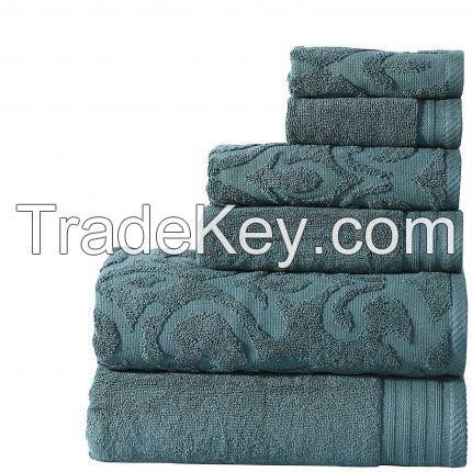 Floral Jacquard Towel 