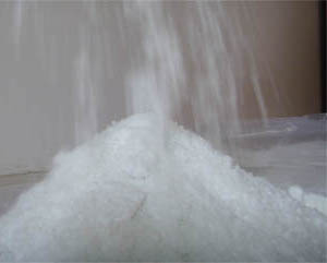 Acid base glass frosting powder