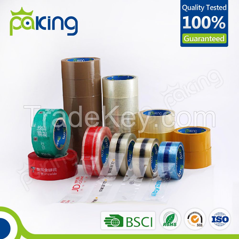 oem designed printed boipp packing tape with logo 