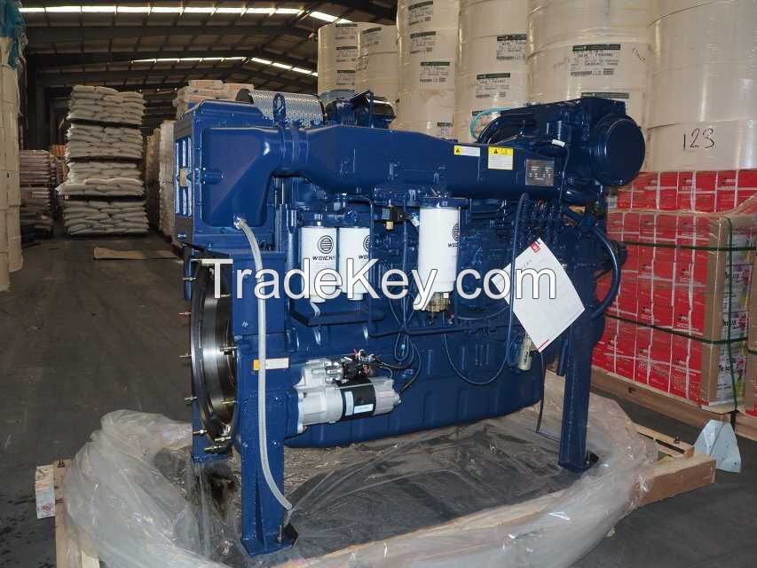 Weichai WD12 6 cylinder marine engine for fishing boat