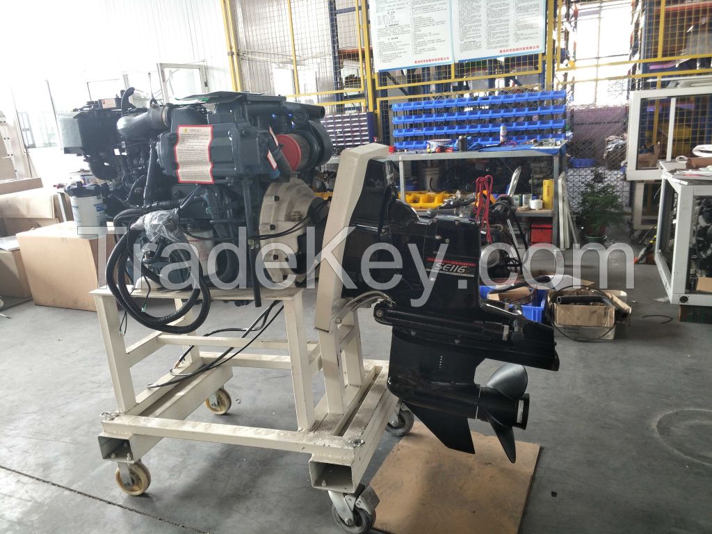 90-150hp Three years quality warranty High speed marine engine for Yacht