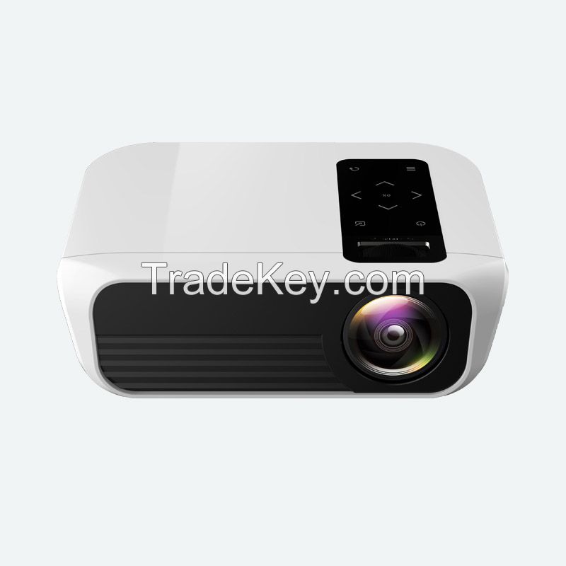 Factory 1920*1080 full hd lcd led portable android wifi smart projector T8 support 4K