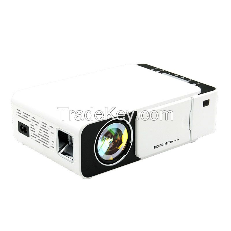 2020 Factory wholesale 800*480 wifi lcd led portable home theater projector T5