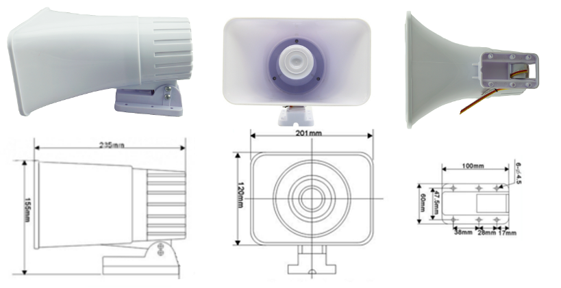 SIREN SPEAKER GH-711