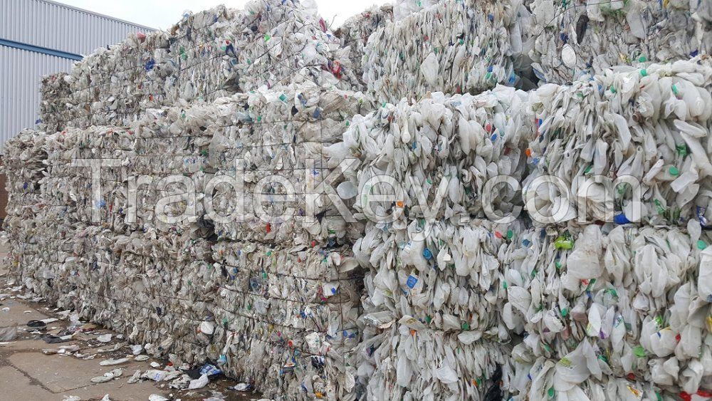 Hdpe Milk Bottle Scrap  