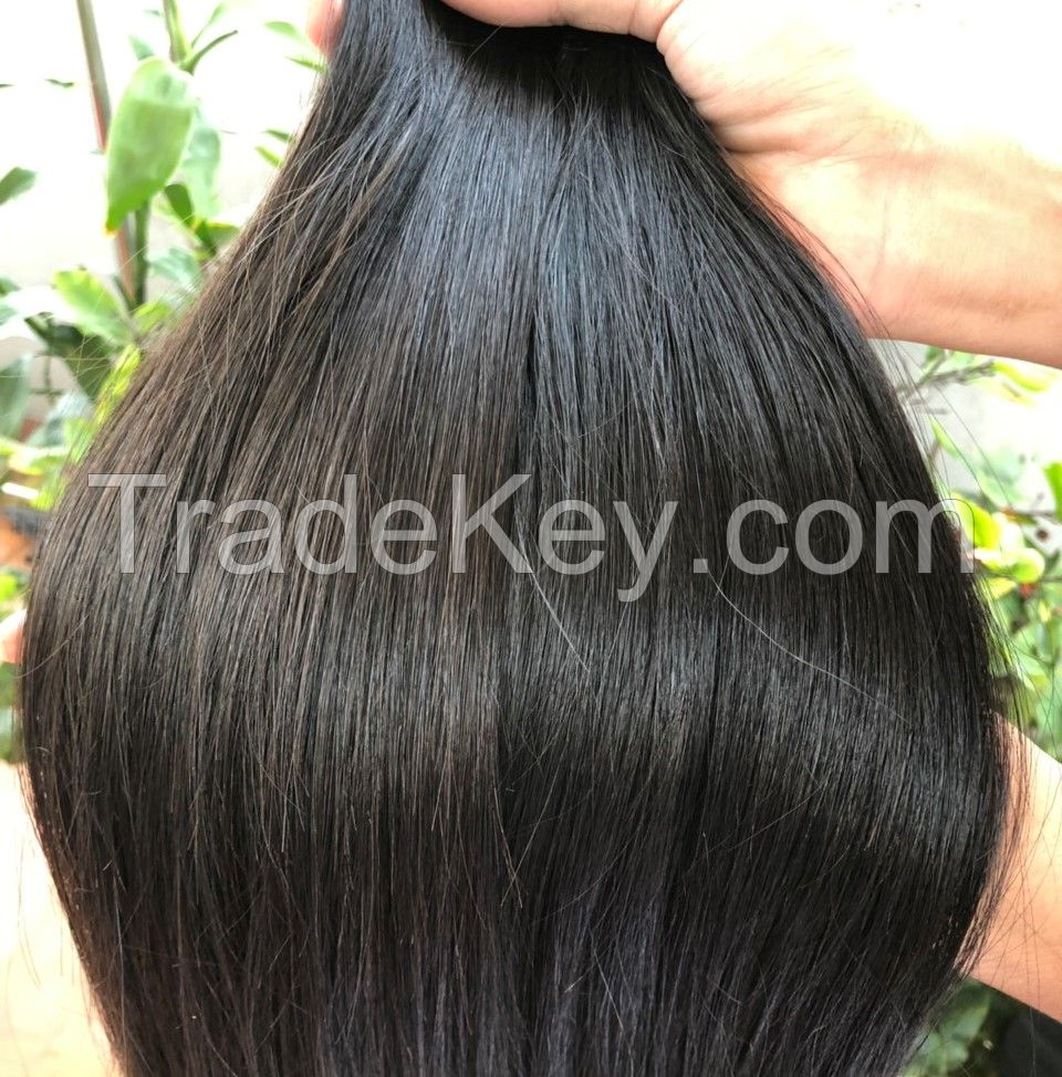 Beautiful weft hair, Vietnamese hair, curly hair, wave hair.