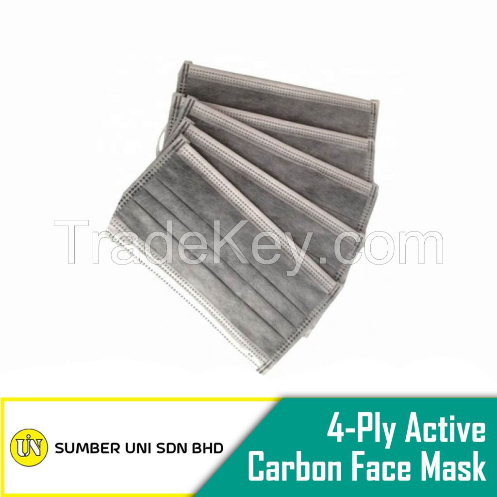 4-Ply Active Carbon Face Mask