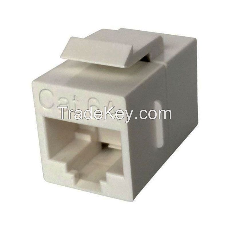 Category 6A UTP 180 Degree Inline RJ45 Coupler