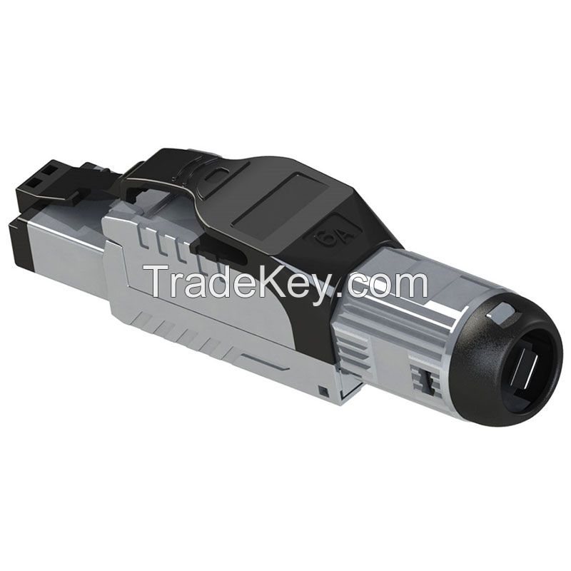 Cat6A STP Toolless RJ45 Connectors