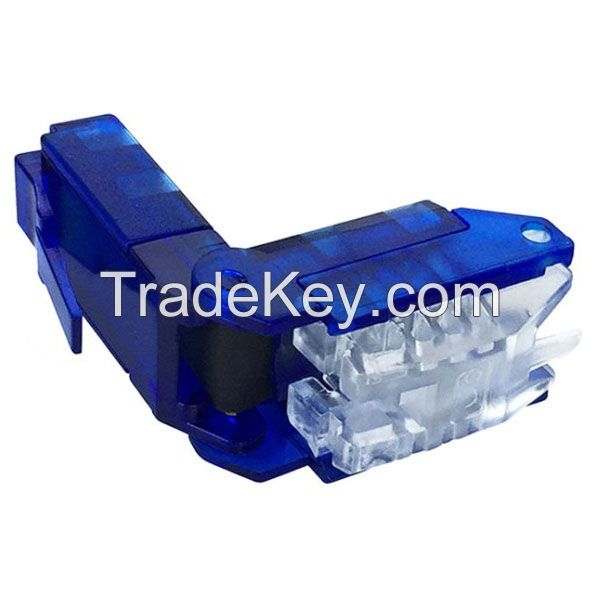 CAT6 Rotatable Tool Free RJ 45 Connector