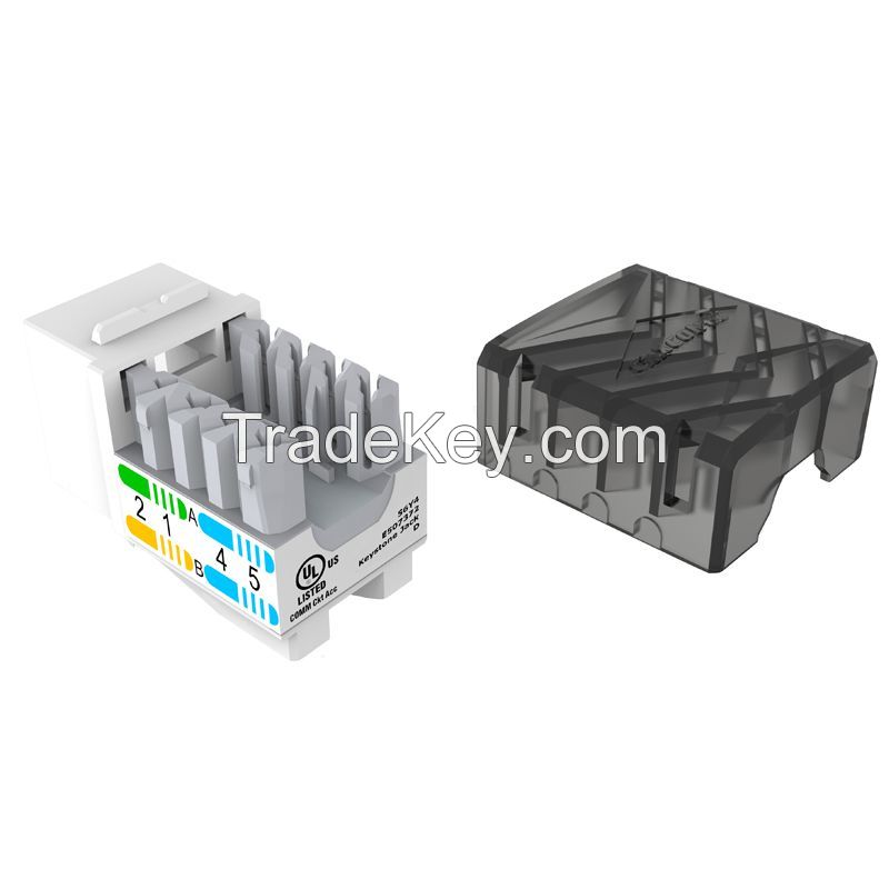 CAT.5E Unshielded RJ45 Keystone Jack