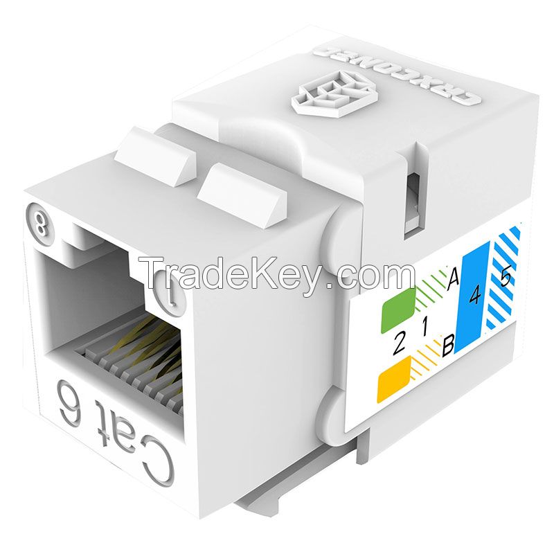 CAT6 UTP Punch Down Keystone Jack